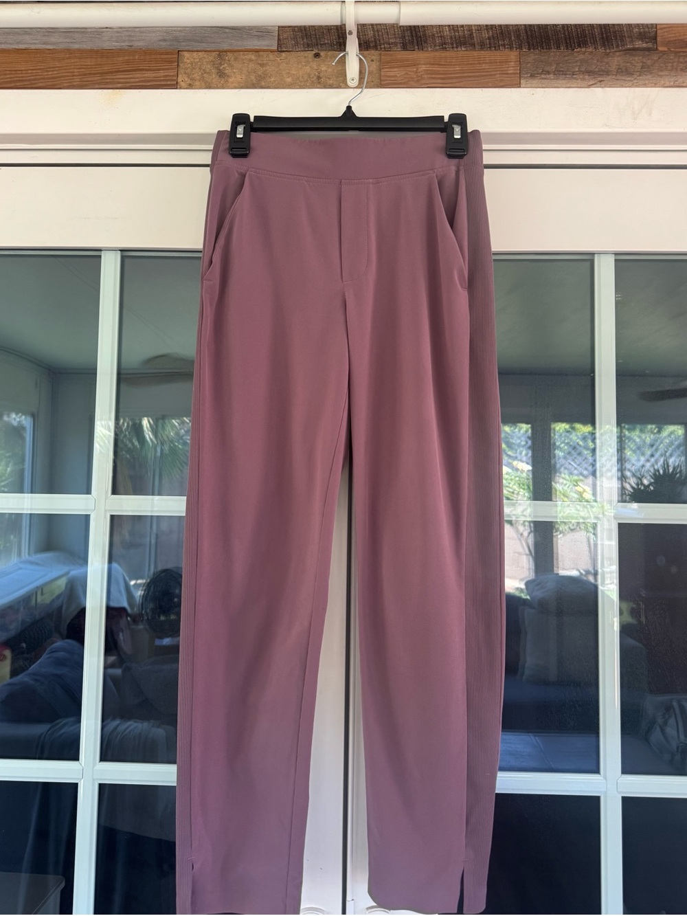 Athleta Brooklyn Mid Rise Ankle Pant in Dusty Mauve